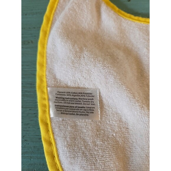 Sesame Street Terry Bibs - Baby Elmo, Big Bird Loop Closure 7.5 W × 9 L, Infant - Picture 7 of 13